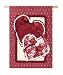 Scrapbook Valentine Silk Reflections Regular Size Flag