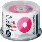 TDK データ用 DVD-R 1-16倍速対応 ホワイトワイドプリンタブル 50枚 スピンドル DR47PWC50PU