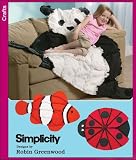 Simplicity 3955 Sew Pattern FLEECE THROWS Clown Fish , Panda Bear , Lady Bug