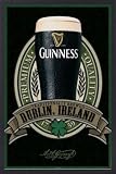 Bière Poster et Cadre (Alu) - Guinness Dublin, Ireland (91 x 61cm)