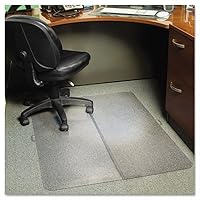 Anchormat Chair Mat for Low Pile Carpets, 36w x 48l, Clear