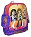 bratz girls purple school backpack with bonus coin purse
