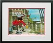 Peter Pan and Captain Hook Walt Disney Limited Edition Animation Cel, Framed