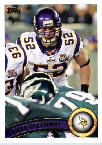 2011 Topps #384 Chad Greenway - Minnesota Vikings (Football Cards)