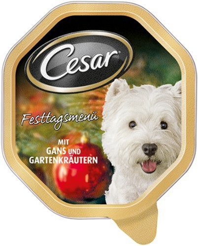 Cesar Standard Schale Empfehlung der Saison Festtagsmenü mit Gans und Gartenkräutern 24x150g