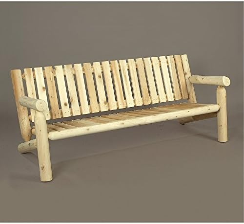 Rustic Natural Furniture 6 ft. Cedar Wood Settee