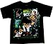 Ben 10: Ben with Alien Heroes Black T Shirt (Boys 4-7)