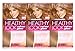 3 Pk, L'Oreal Paris Healthy Look Hair Color, 7 Dark Blonde/Latte