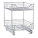 Household Essentials C21417-1 Glidez 2-Tier Sliding Organizer - Pull Out Cabinet Shelf - 14.5 Inches Wide