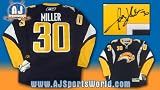 RYAN MILLER Buffalo Sabres SIGNED RBK Premier Hockey Jersey