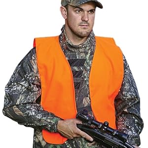 Allen Company Orange Adult Safety Vest Chest (Blaze 38-Inch to 50-Inch)