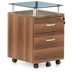 HJH Office/Buerostuhl24 673808 Rollcontainer Ekon Plus walnuss