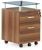 HJH Office/Buerostuhl24 673808 Rollcontainer Ekon Plus walnuss