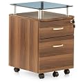 HJH Office/Buerostuhl24 673808 Rollcontainer Ekon Plus walnuss