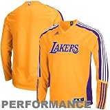 Adidas Los Angeles Lakers On-Court Long Sleeve Shooting Shirt Extra Large