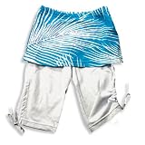 Haven Girl - Girls Legging Mini Skirt, Turquoise, White