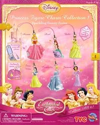 Disney Princess Figure Charms Capsule Toys Set of 6