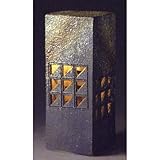 ★ギフト包装承ります★ 青市松照明屋外用 大 【信楽焼 陶照明】 / お楽しみグッズ(キッチン用品)付きセット