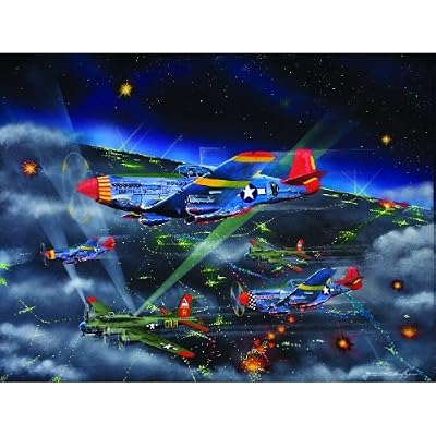 Night Fighters-The Tuskagee Airmen 500pc Jigsaw Puzzle by Robert West