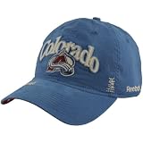 Reebok Colorado Avalanche Garment Wash Adjustable Slouch Hat - Steel Blue
