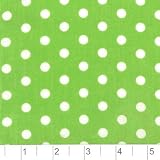 Polka Dot Lime/White