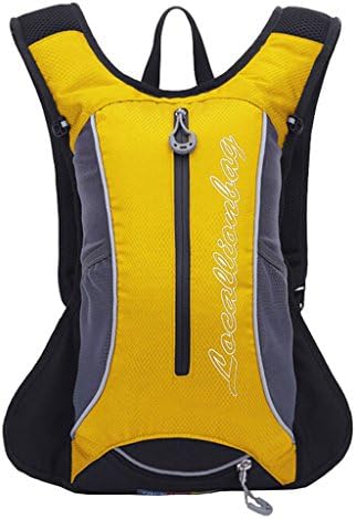 Donayn Nylon Waterproof Mountain Commuting Biking Cycling Backpacks Small 7.9*15.7*5.5 Yellow