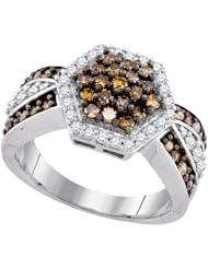 1.00CT-DIA COGNAC RING