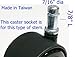 Oajen caster socket for 7/16