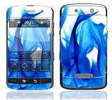 Blue Flame Design Decal Skin Sticker for the BlackBerry Storm 9530 9500 Cell Phone