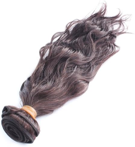 Yesurprise 20" #2 Brazilian Natural Wave Wavy Curly Remy Human Hair Extensions Weaving Weft 100g