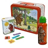 GRUFFALO Gift Set - Picnic Tin / Lunch box + Water Bottle + Plasters - by Wild & Wolf