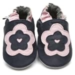 Cherry - Chaussons B�b� en cuir doux...