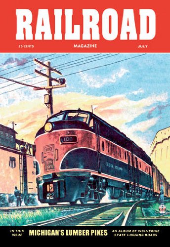 Railroad Magazine: Michigan's Lumber Pikes 1953 12x18 Giclee on canvas