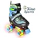 Xino Sports Adjustable Roller Skates for Children - Featuring PU Wheels, Awesome-Looking, Safe and Durable Roller Skates, Perfect for Boys and Girls!