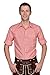 Authentic Bavarian Trachten Shirt Gingham Checkered White red for Leather Trousers