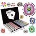 Bluff King Casino Suited Poker Chip Set (1000 Clay Composite 11.5 gram Chips)