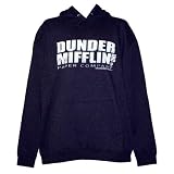 Apparel : The Office Dunder Mifflin Inc. Paper Company Logo Mens Hooded Sweatshirt