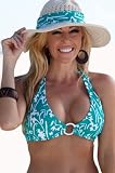 Tiki Girl; Circle Halter Top (All styles sold as separates; Top Only)