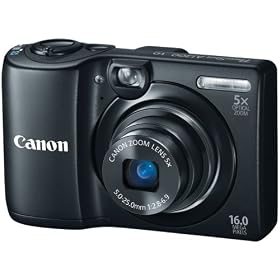 CANON 6178B001 16.0 MEGAPIXEL POWERSHOT(R) A1300 DIGITAL CAMERA (BLACK)