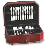 Click here to buy Wallace Silverware / Flatware Chest with drawer Mahogany Finish by Wallace.