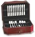Wallace Silverware / Flatware Chest with drawer, Mahogany Finish