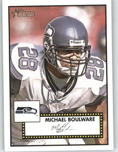 2006 Topps Heritage #388 Michael Boulware - Seattle Seahawks (Short Print)(Football Cards)