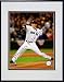 Erik Bedard "2008 Pitching Action" Double Matted 8&Atilde;� x 10&Atilde;� Photograph in Black Anodized Aluminum Fra
