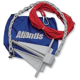 Atlantis Anchor with Bag - 6-1/2 lb Jet Boat Anchor A2388BL
