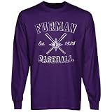 NCAA Furman Paladins Vintage Arc Long Sleeve T-Shirt - Purple