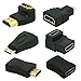 Smilism HDMI Cable Adapters Converter Kit (6 Adapters)
