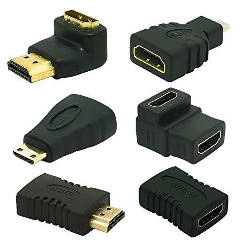 Smilism HDMI Cable Adapters Converter Kit (6 Adapters)