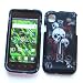 Samsung Galaxy S 4G T959V & Vibrant T959 (T-Mobile) Rubberized Snap On Protector Hard Case "Cross 'N Skulls" Design