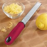 Microplane Premium Classic Series Zester/Grater, Color: Red