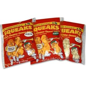 Cedar Grove Squeaks Fresh Original White Cheddar Cheese Curds, Three 9-ounce Bags